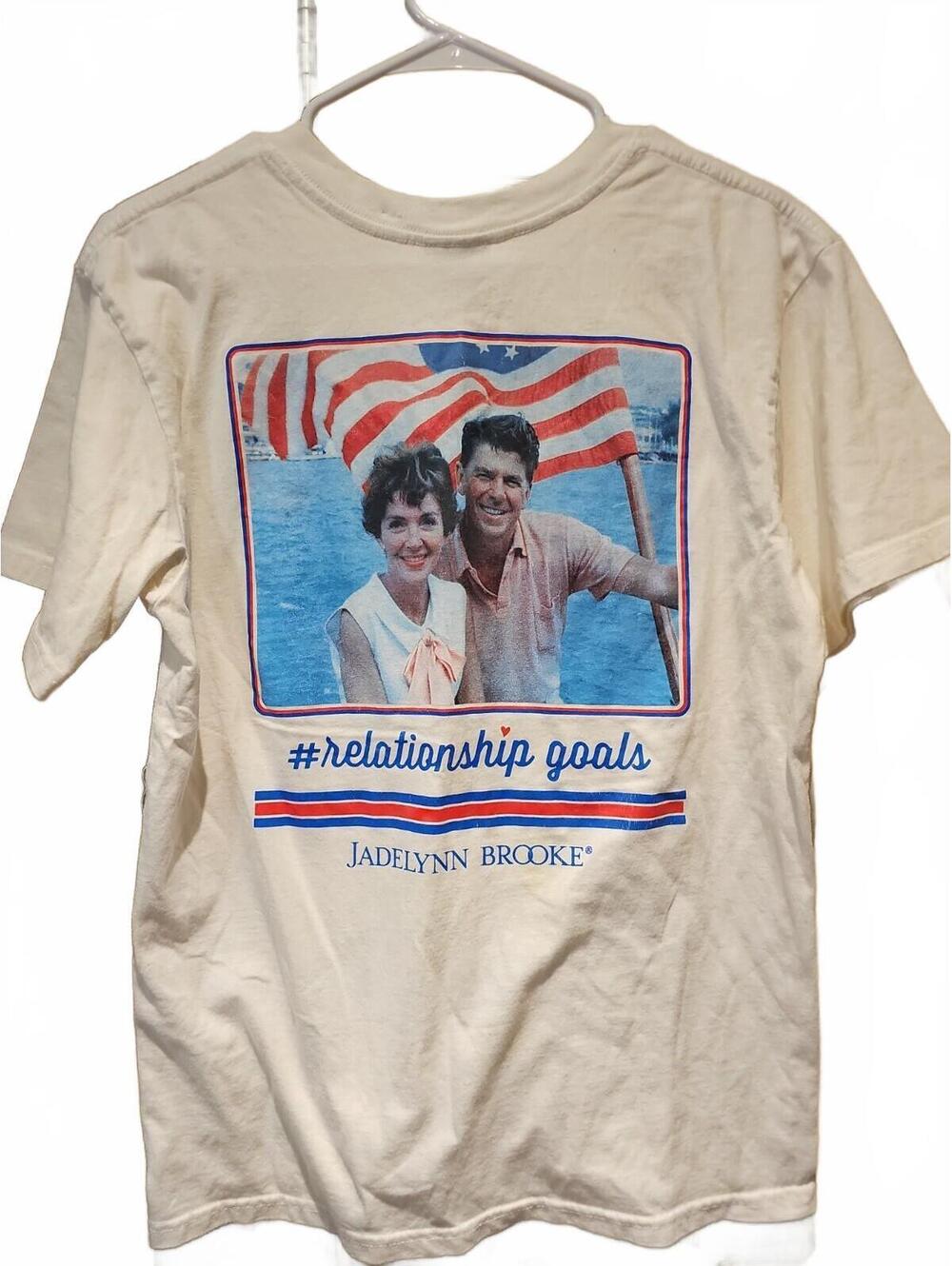 Jadelynn Brooke Ronald & Nancy Reagan Relationship Goals T Shirt Adult Medium